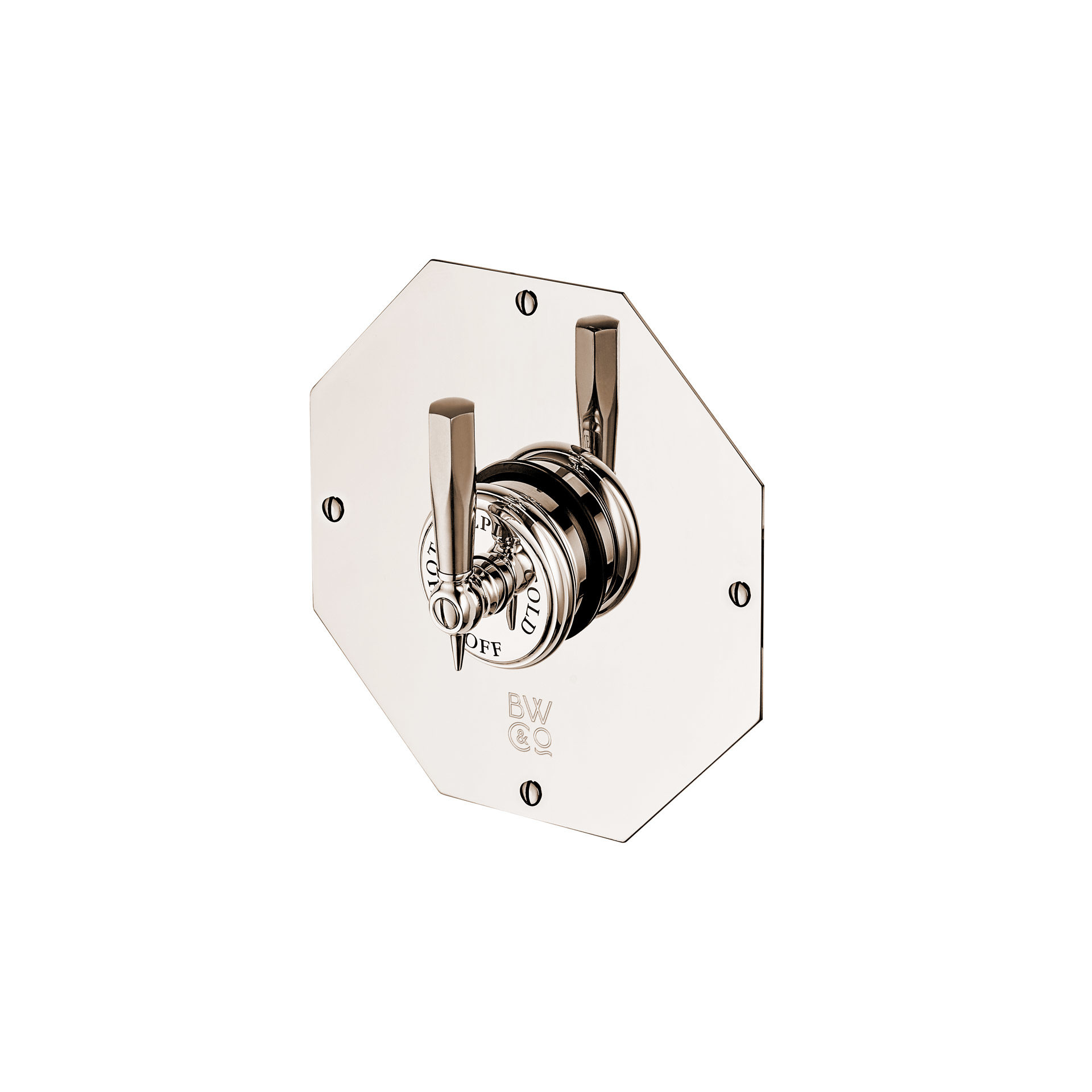 Mastercraft Concealed Thermostatic Shower Valve with Octagonal Wall Plate