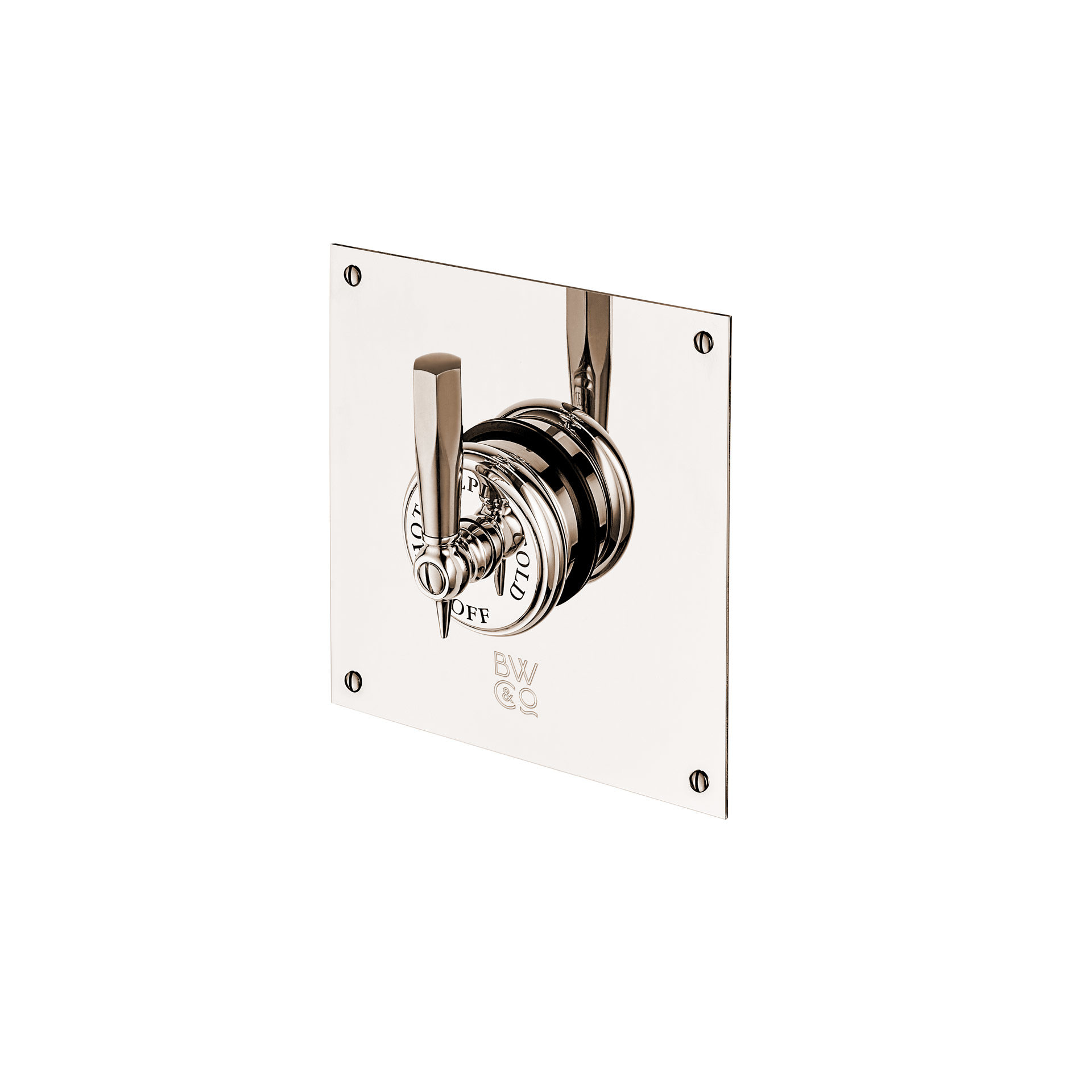 Mastercraft Concealed Thermostatic Shower Valve with 200mm Square Wall Plate