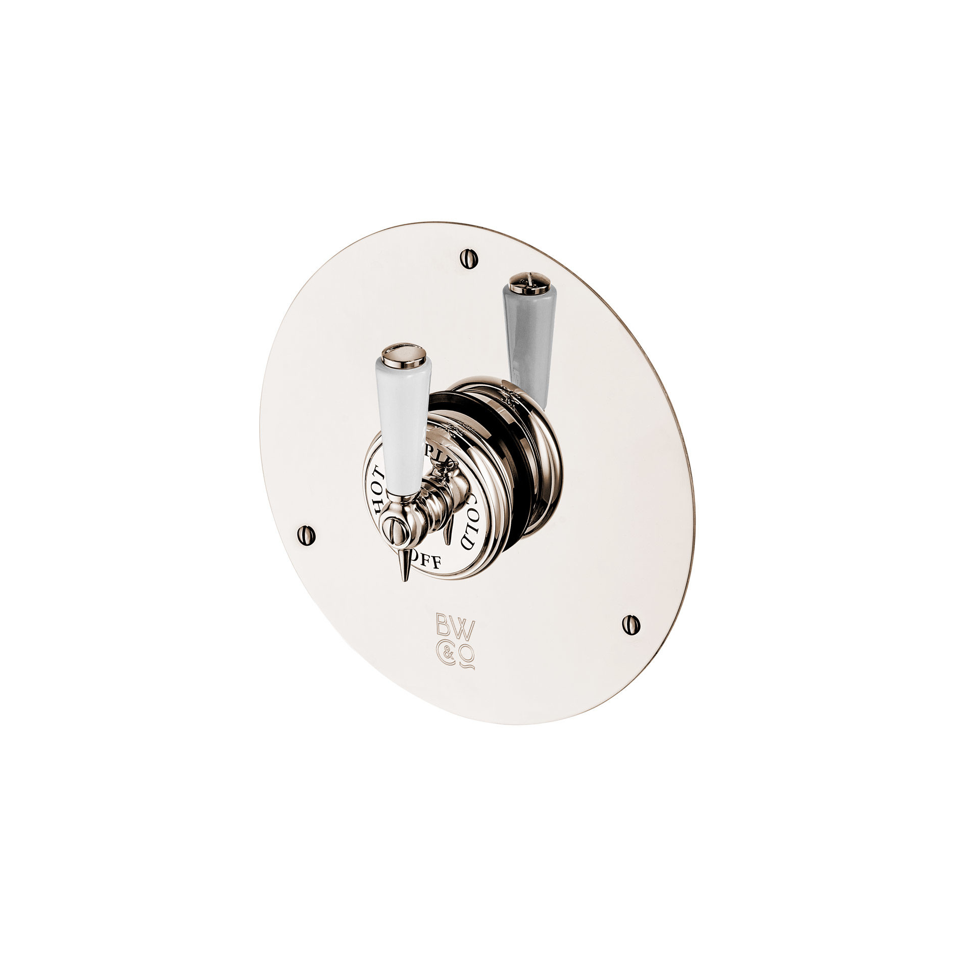 Regent Concealed Thermostatic Shower Mixer with Round Wall Plate