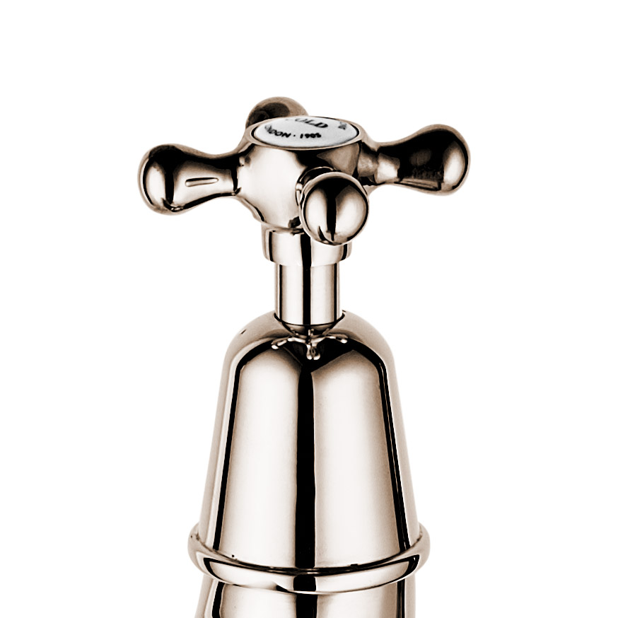 Detail of Floor Mounted Bath Tap with 1900 Shield